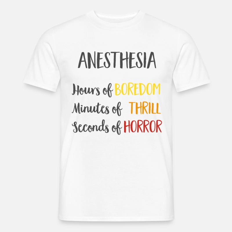 boredom thrill horror - Männer T-Shirt - Weiß