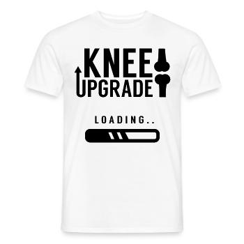 Upgrading of the knee recovery surgery surgery knee - Men's T-Shirt - white - Front - AI Model Male 178 dark (178cm)