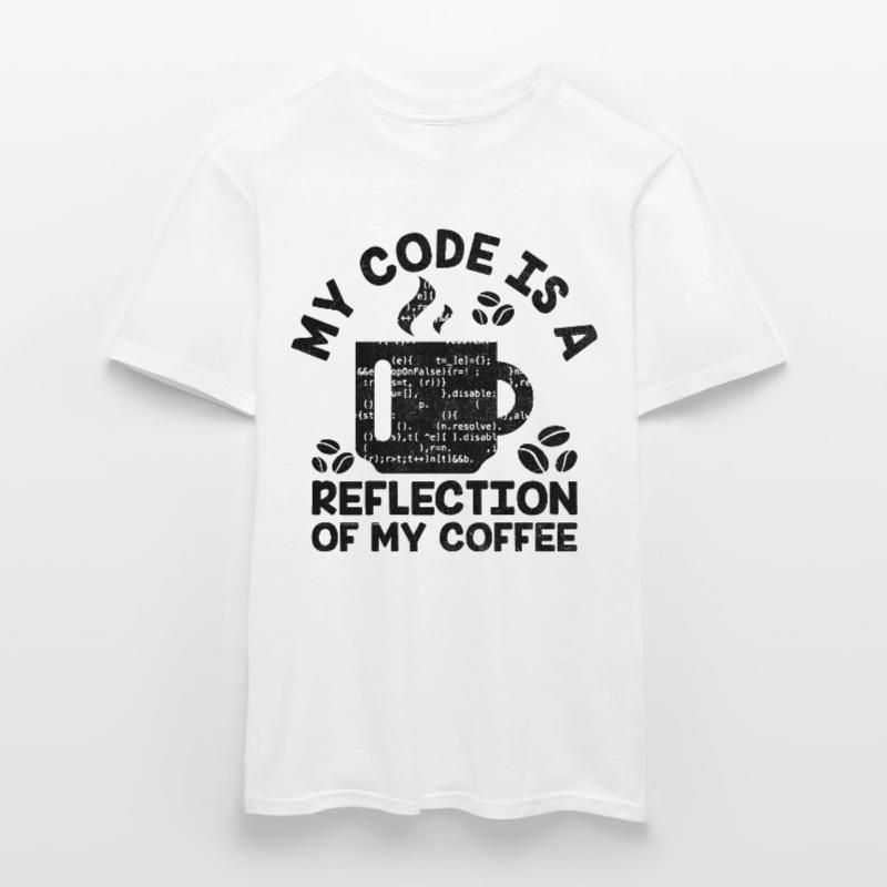 Kaffee-Codierung Programmierer Programmierer Entwickler Nerd Coff Männer T-Shirt