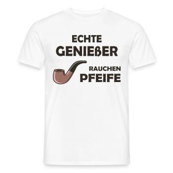 Pfeife Spruch - Männer T-Shirt - Weiß - Vorne - AI Model Male 178 dark (178cm)