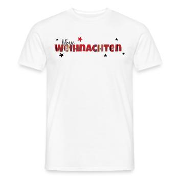Weihnachtspulli I love Weihnachten Christmas - Männer T-Shirt - Weiß - Vorne - AI Model Male 178 dark (178cm)