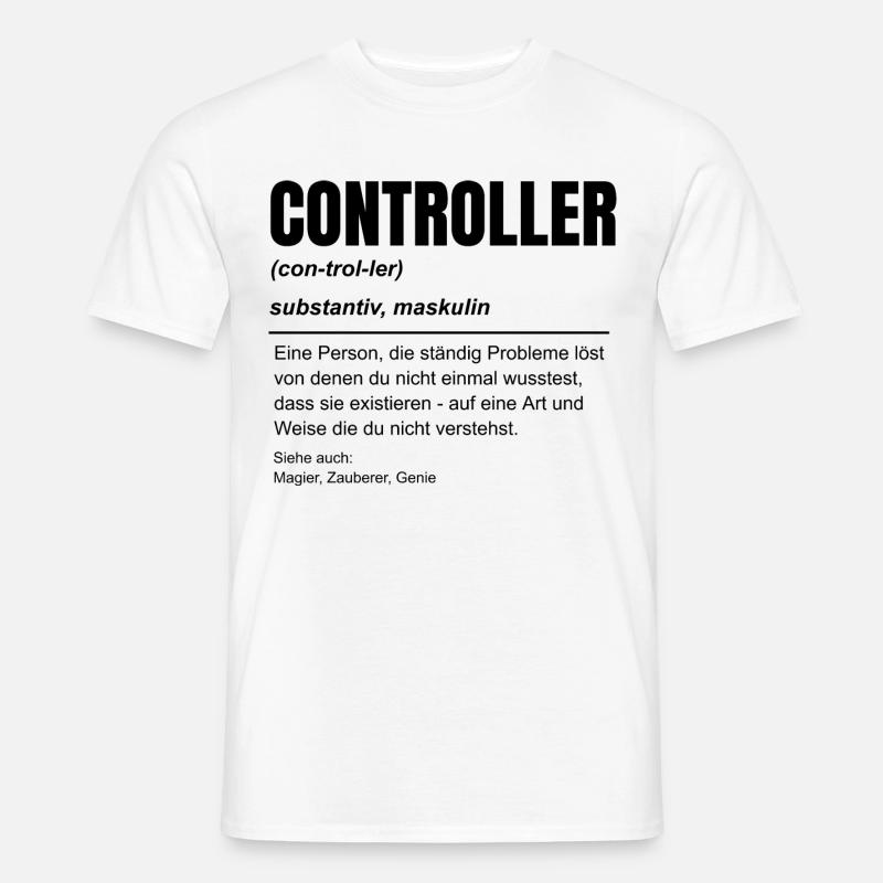Finanz Controller Rechnungswesen Beruf Idee - Männer T-Shirt - Weiß