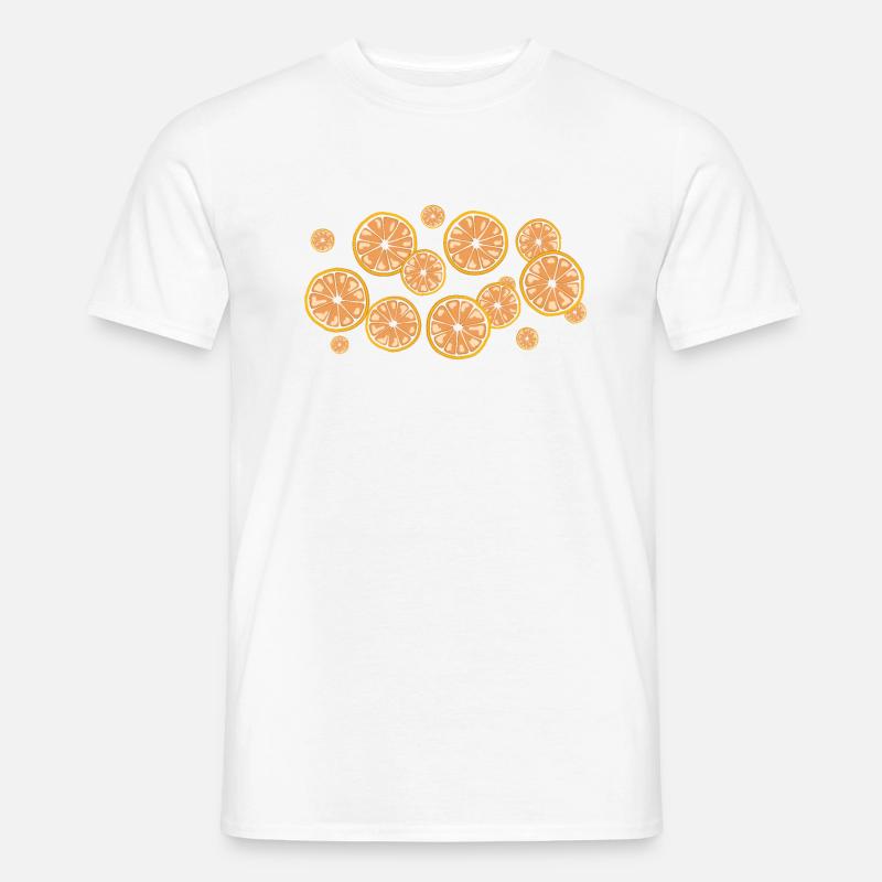 Der Duft der Blutorangen - Männer T-Shirt - Weiß