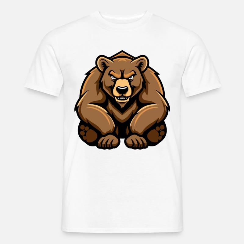 Bear Comic - Men’s T-shirt - white