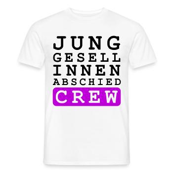 Hen Party Crew Hen - Men's T-Shirt - white - Front - AI Model Male 178 dark (178cm)