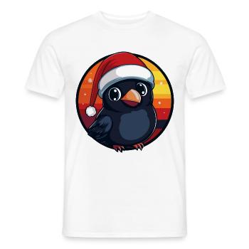 Noël de Raven Crow Noël - T-shirt homme - blanc - Devant - AI Model Male 178 dark (178cm)