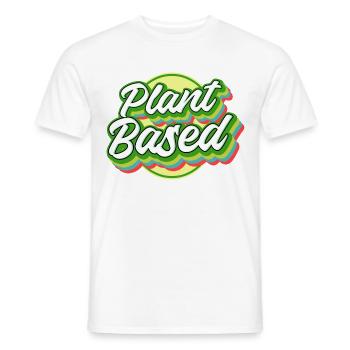 Légume Végétarien Végétalien Vintage I Cadeau - T-shirt homme - blanc - Devant - AI Model Male 178 dark (178cm)