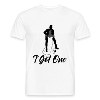 J’ai une épouse - T-shirt homme - blanc - Devant - AI Model Male 178 dark (178cm)