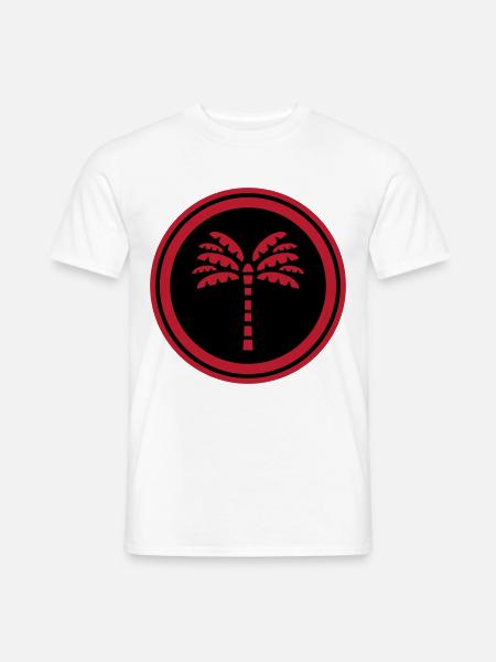 Palme Symbol - Männer T-Shirt - Weiß