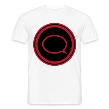 Ballon - T-shirt homme - blanc - Devant - AI Model Male 178 dark (178cm)