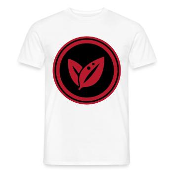 Leaf Ecology - Men's T-Shirt - white - Front - AI Model Male 178 dark (178cm)