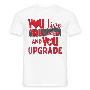 Women Divorce Breakup Relationship - Men's T-Shirt - white - Front - AI Model Male 178 dark (178cm)