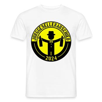 Junggesellenabschied 2024 - Männer T-Shirt - Weiß - Vorne - AI Model Male 178 dark (178cm)
