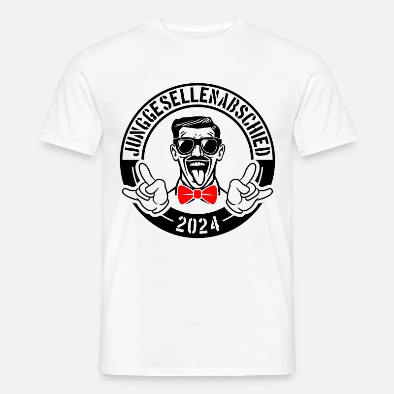 Junggesellenabschied 2024 - Männer T-Shirt - Weiß