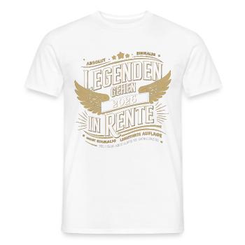 Legends to retire in 2026 - Men's T-Shirt - white - Front - AI Model Male 178 dark (178cm)