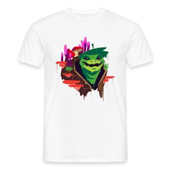 Ein Schöner Druide des Sporenkreis-Designs - Männer T-Shirt - Weiß - Vorne - AI Model Male 178 dark (178cm)