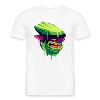 Un monstre Homunculus effrayant et magnifique - T-shirt homme - blanc - Devant - AI Model Male 178 dark (178cm)