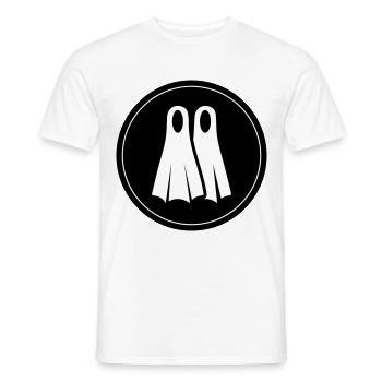 Cercle de nageoires de plongée - T-shirt homme - blanc - Devant - AI Model Male 178 dark (178cm)