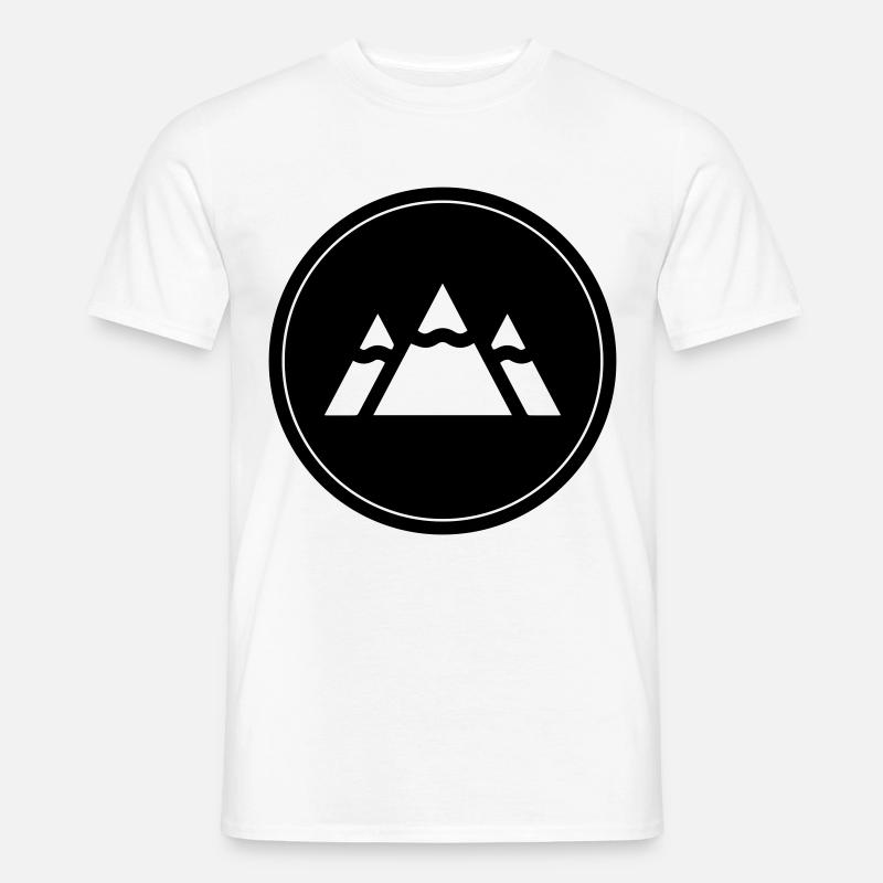 Berge - Männer T-Shirt - Weiß