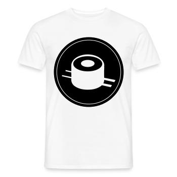 Sushi icon Kreis - Männer T-Shirt - Weiß - Vorne - AI Model Male 178 dark (178cm)
