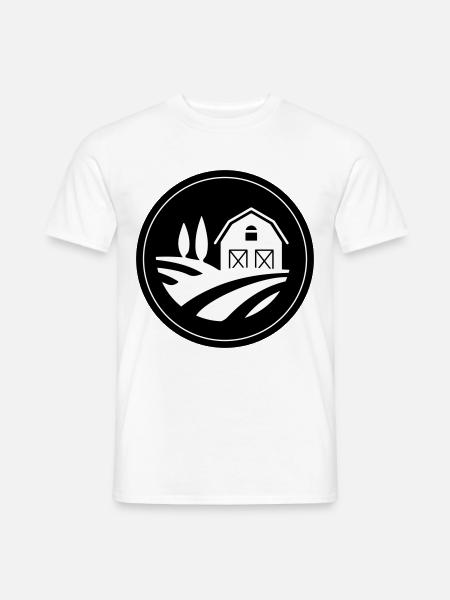 Farm Ernte Kreis - Männer T-Shirt - Weiß