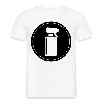 Cercle de coiffeurs - T-shirt homme - blanc - Devant - AI Model Male 178 dark (178cm)