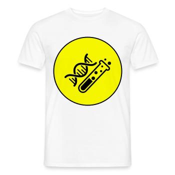 Reagenzglas chemie - Männer T-Shirt - Weiß - Vorne - AI Model Male 178 dark (178cm)