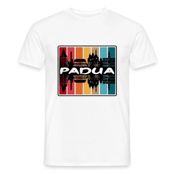 Padua Italien Skyline Silhouette Reise Souvenir - Männer T-Shirt - Weiß - Vorne - AI Model Male 178 dark (178cm)