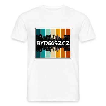 Bydgoszcz Polen Skyline Silhouette Travel Souveni - Männer T-Shirt - Weiß - Vorne - AI Model Male 178 dark (178cm)