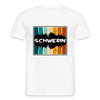 Schwerin Deutschland Skyline Silhouette Travel Souveni - Männer T-Shirt - Weiß - Vorne - AI Model Male 178 dark (178cm)