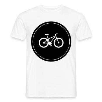Fahrrad Radfahren - Männer T-Shirt - Weiß - Vorne - AI Model Male 178 dark (178cm)