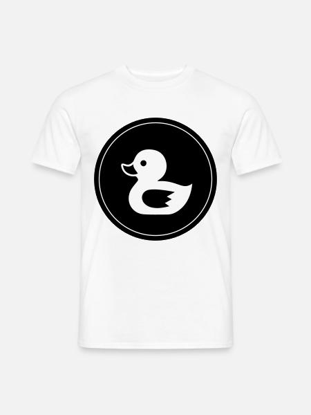 Duck Icon - Men's T-Shirt - white