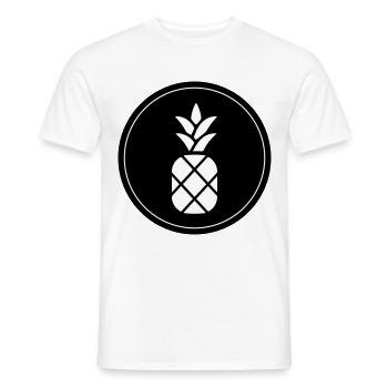 ananas frucht - Männer T-Shirt - Weiß - Vorne - AI Model Male 178 dark (178cm)