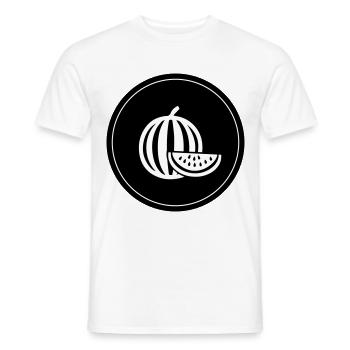 Melone Frucht - Männer T-Shirt - Weiß - Vorne - AI Model Male 178 dark (178cm)