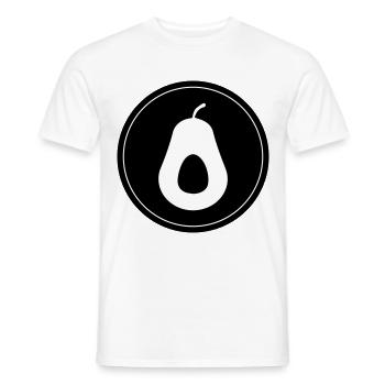Symbole de l’avocat - T-shirt homme - blanc - Devant - AI Model Male 178 dark (178cm)