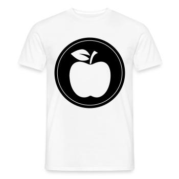 Symbole Apple - T-shirt homme - blanc - Devant - AI Model Male 178 dark (178cm)