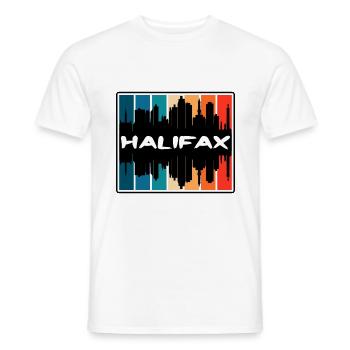 Halifax Kanada Skyline Silhouette Reise Souvenir - Männer T-Shirt - Weiß - Vorne - AI Model Male 178 dark (178cm)