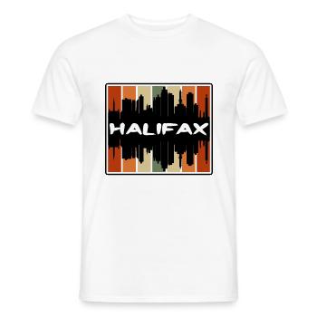 Halifax Kanada Skyline Silhouette Reise Souvenir - Männer T-Shirt - Weiß - Vorne - AI Model Male 178 dark (178cm)