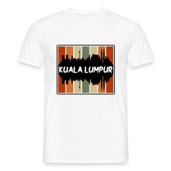 Kuala Lumpur Malaysia Skyline Silhouette Reisen So - Männer T-Shirt - Weiß - Vorne - AI Model Male 178 dark (178cm)