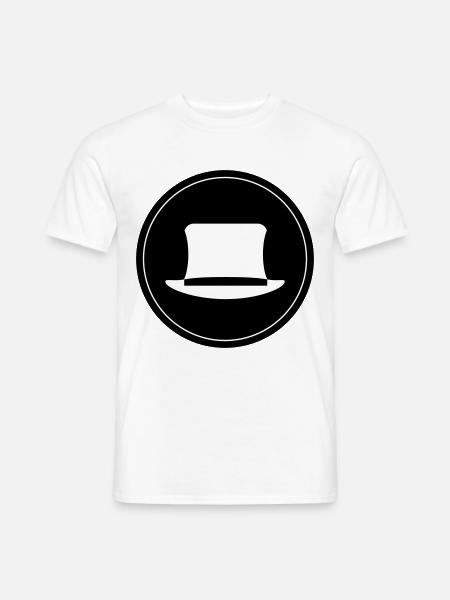 Groom Cylinder Circle - Men's T-Shirt - white