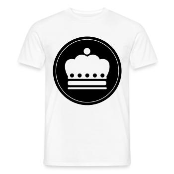 Krone icon - Männer T-Shirt - Weiß - Vorne - AI Model Male 178 dark (178cm)