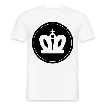 Krone - Männer T-Shirt - Weiß - Vorne - AI Model Male 178 dark (178cm)