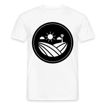Farm Farmer - Men's T-Shirt - white - Front - AI Model Male 178 dark (178cm)