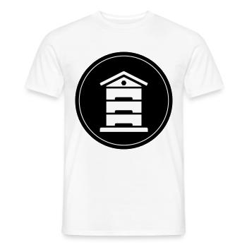 Honey beekeepers - Men's T-Shirt - white - Front - AI Model Male 178 dark (178cm)