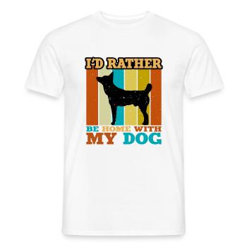 Tahltan Bear Dog Lover Silhouette Vintage Sunset - Men's T-Shirt - white - Front - AI Model Male 178 dark (178cm)