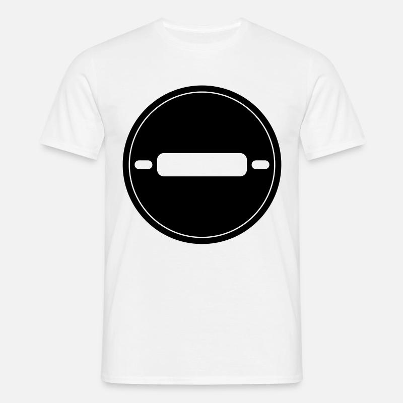 Kitchen roll baking rolling pin - Men's T-Shirt - white