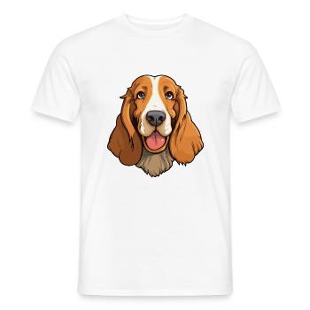 Österreichischer Brandlbracke Hund Rasse Cartoon Kawaii Ill - Männer T-Shirt - Weiß - Vorne - AI Model Male 178 dark (178cm)
