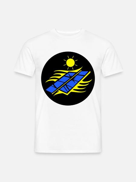 Photovoltaik Solar Energie - Männer T-Shirt - Weiß