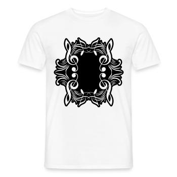 Music notes symbol music - Men's T-Shirt - white - Front - AI Model Male 178 dark (178cm)
