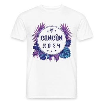Cancun 2024 - Männer T-Shirt - Weiß - Vorne - AI Model Male 178 dark (178cm)